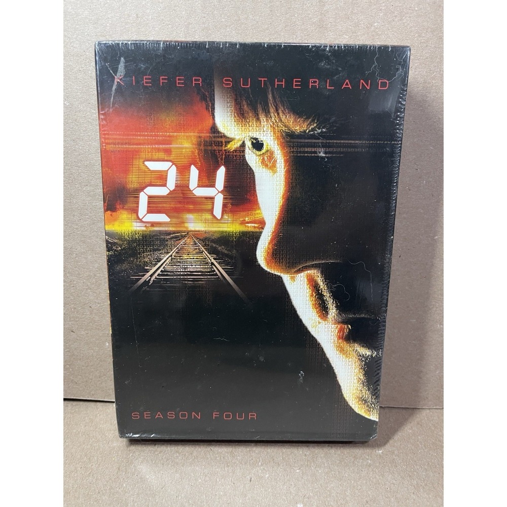 24 Season 4 DVD Box Set Kiefer Sutherland‎ Complete Fourth Season New Sealed
